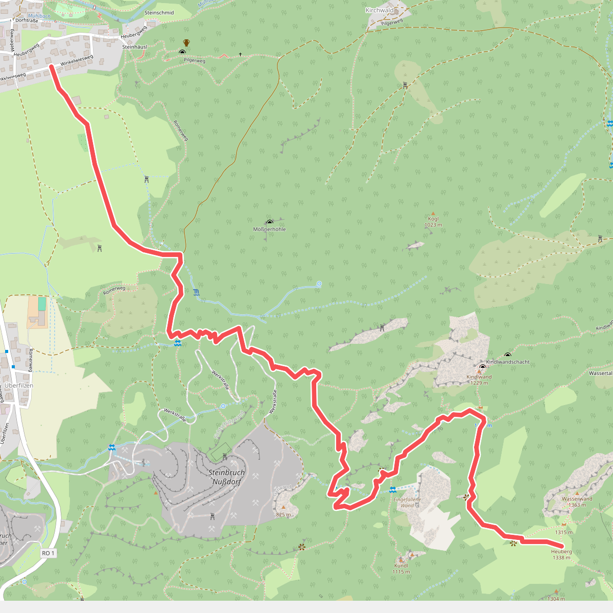 Nußdorf-Bichleralm-Heuberg
