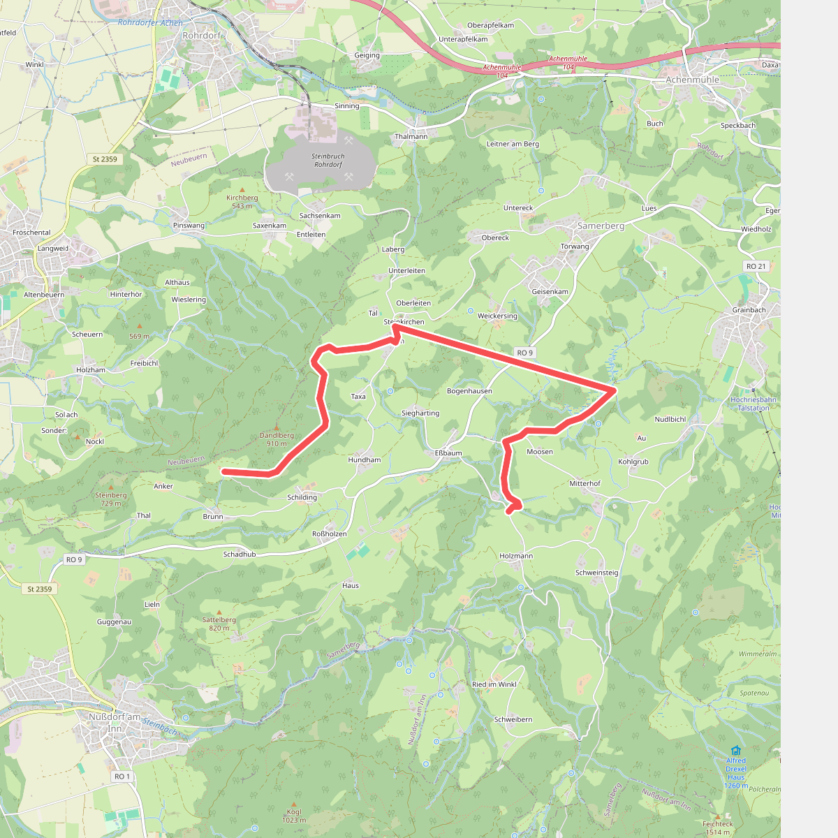 Wanderweg 71 - Samerberg