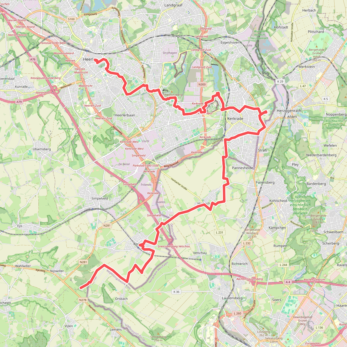 Mamelis - Kerkrade - Heerlen · Via Coriovallum etappe 4