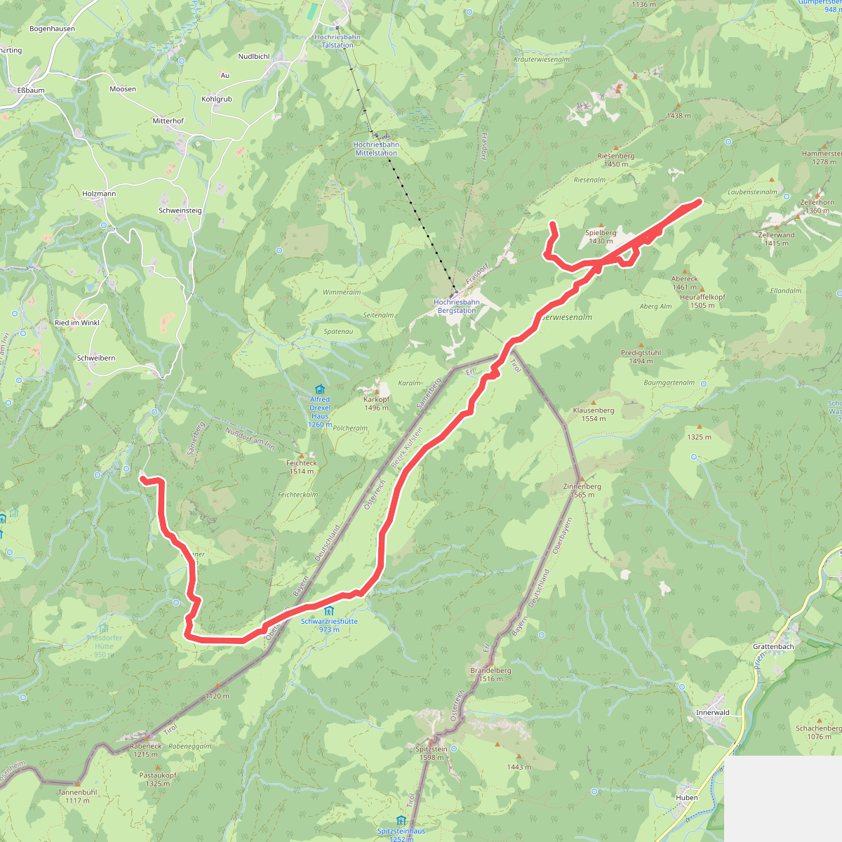 Wanderweg 215 - Hochries