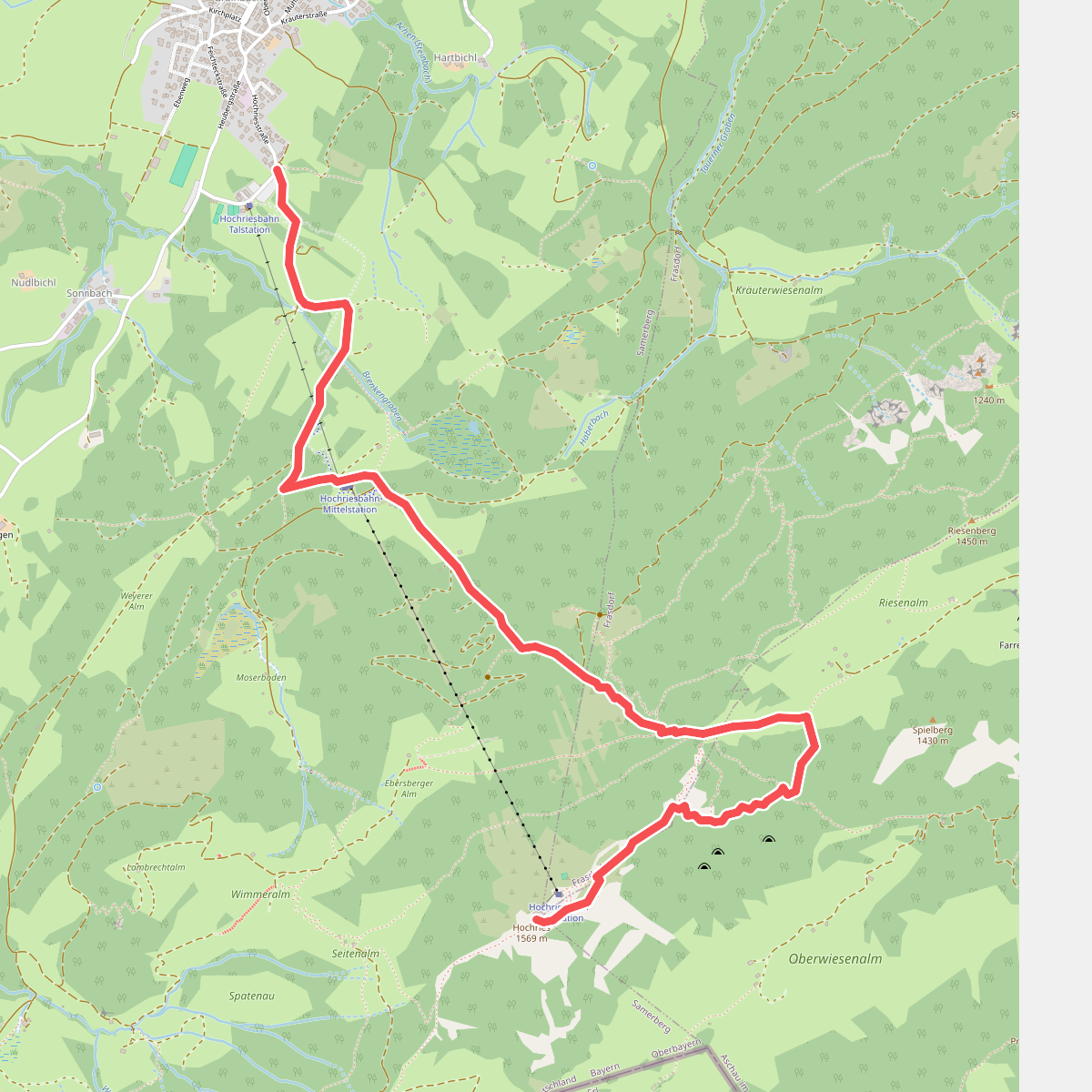 Wanderweg 216a - Hochries