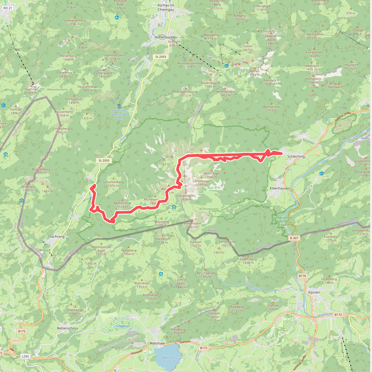 Wanderweg 207 - Geigelstein