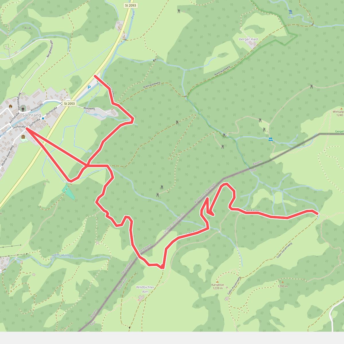Wanderweg 14 - Sachrang