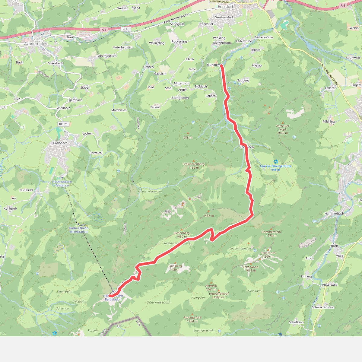 Wanderweg 216 - Hochries