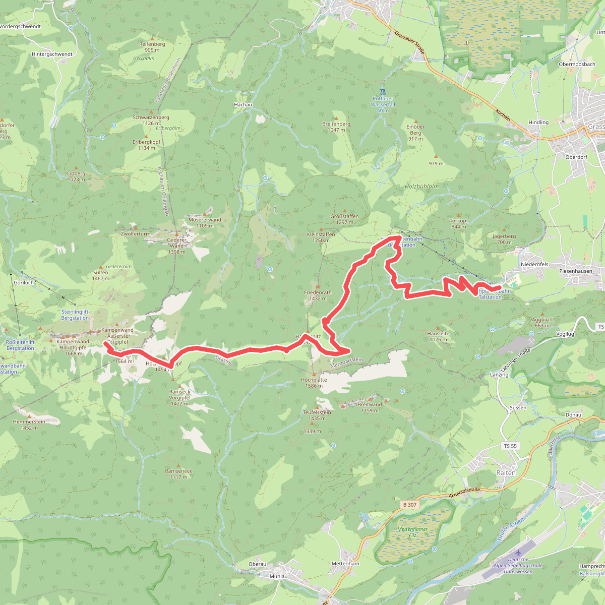 Wanderweg 205 - Marquartstein