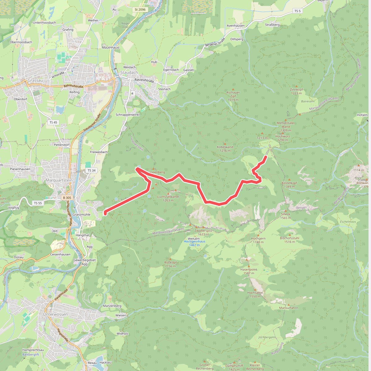 Wanderweg 231 - Achental