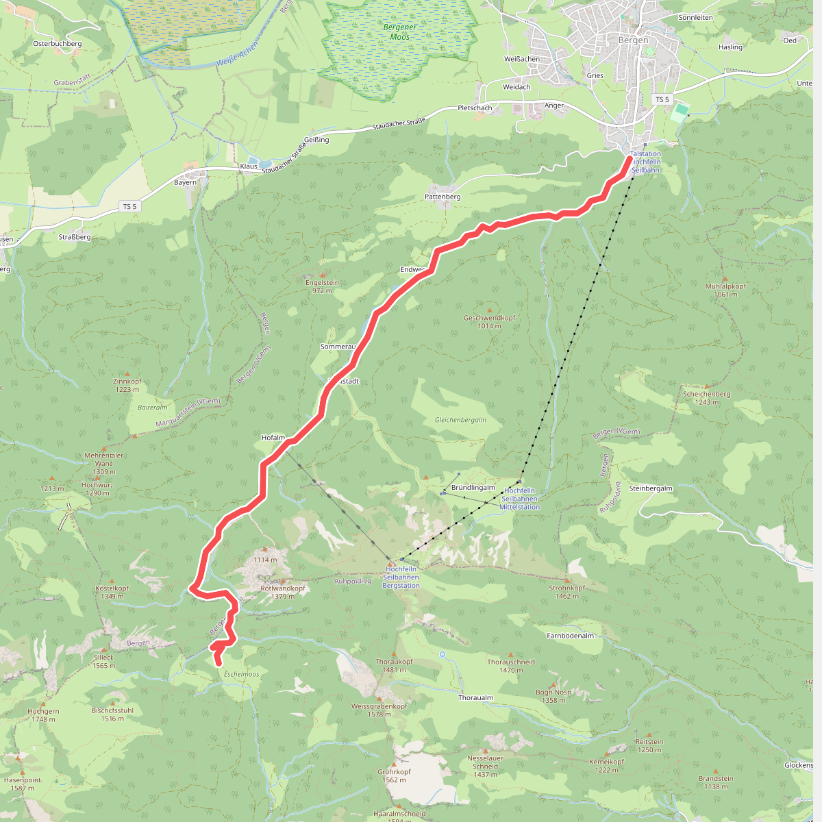 Wanderweg 10 - Bergen