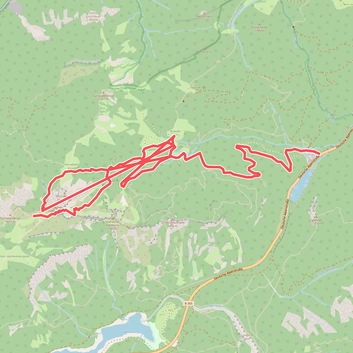 Wanderweg 46 - Hörndlwandsteig