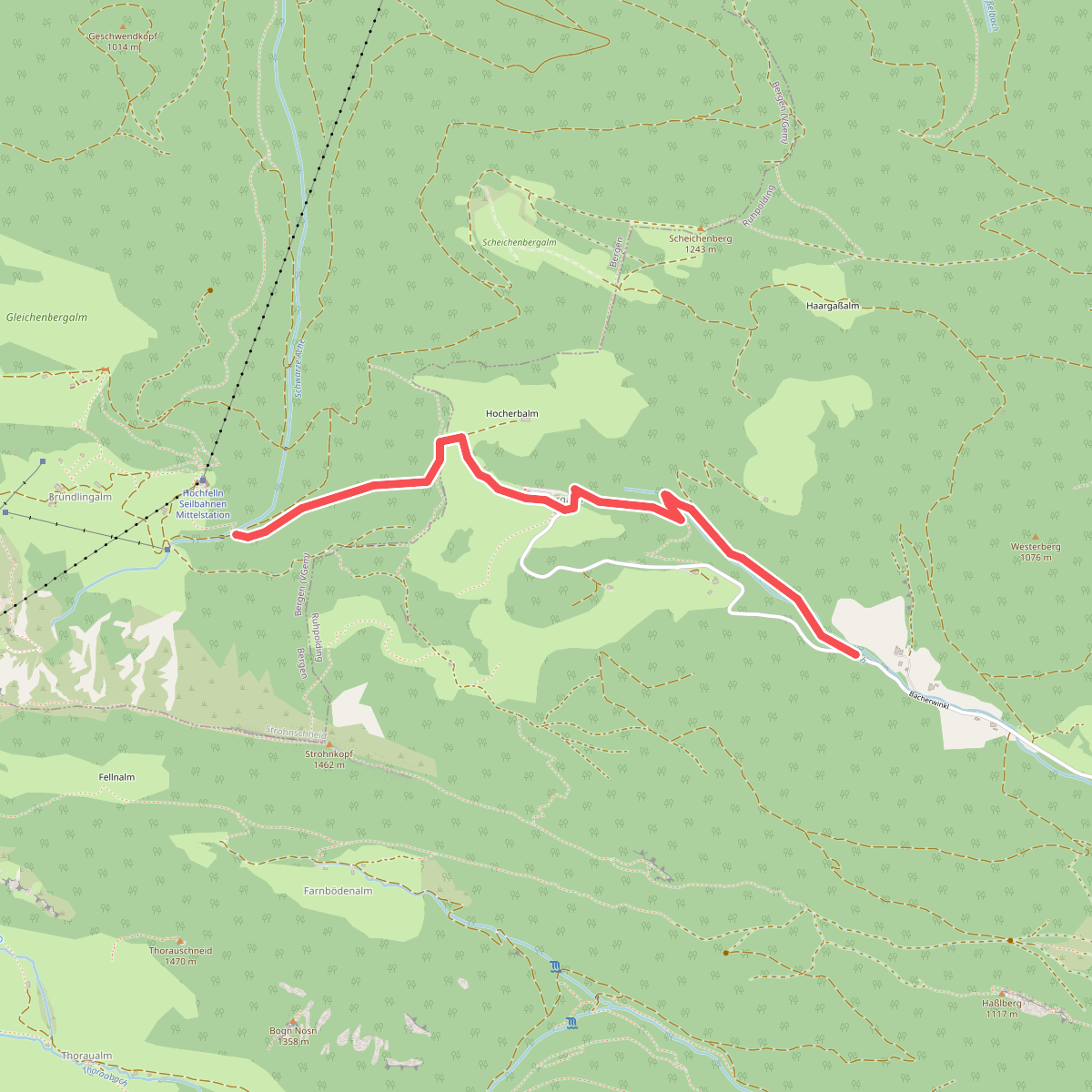 Wanderweg 61 - Hochfelln