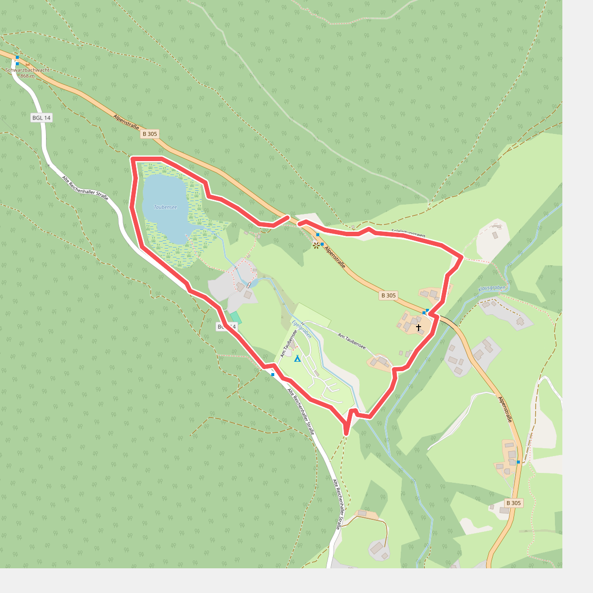 Wanderweg 71 (Rund um den Taubensee)