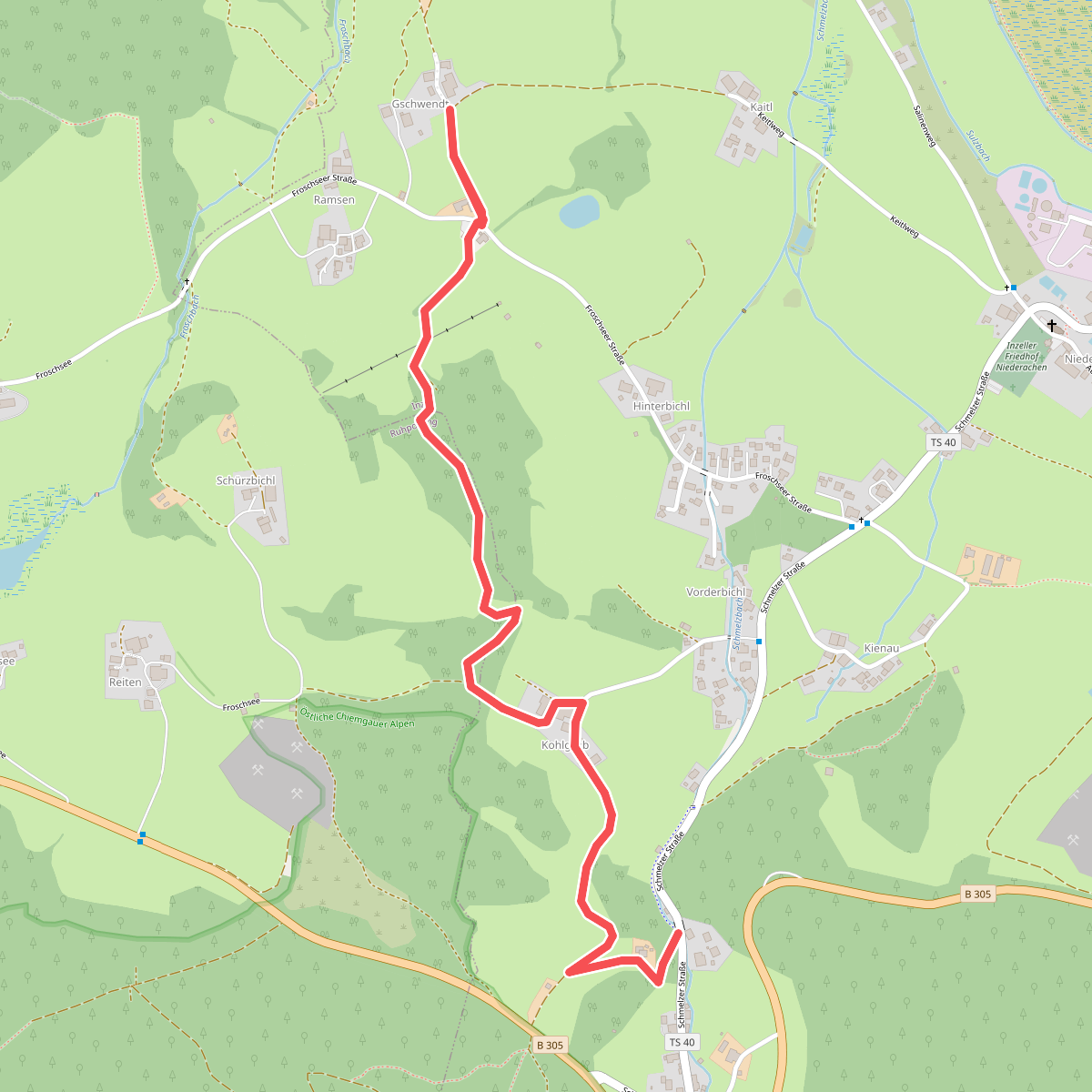 Wanderwegenetz Inzell