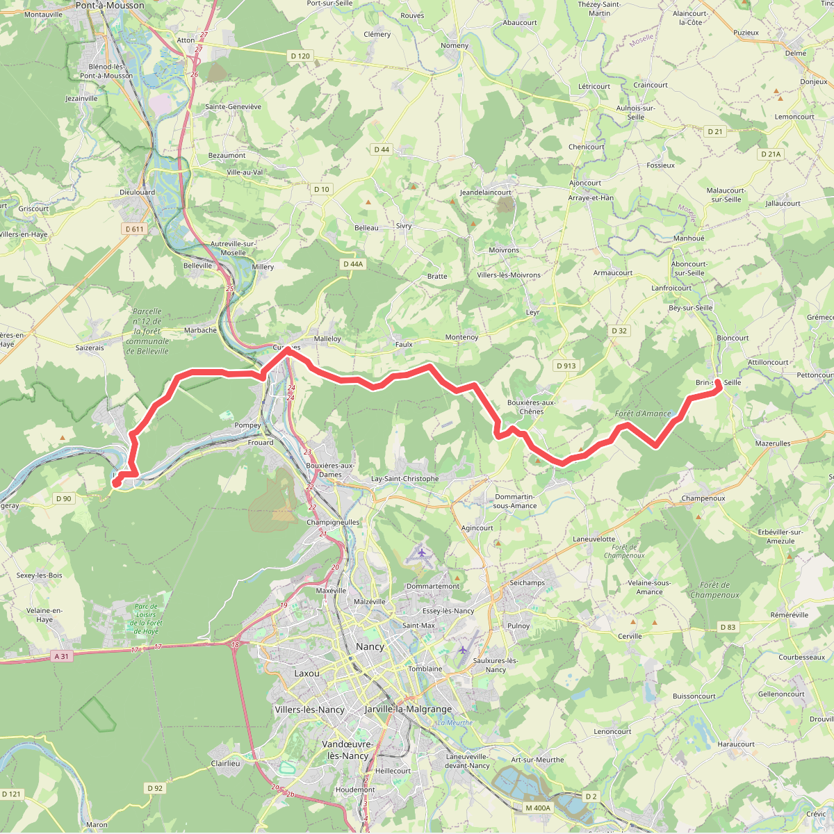 Liverdun - Brin-sur-Seille · GR5 etappe 38