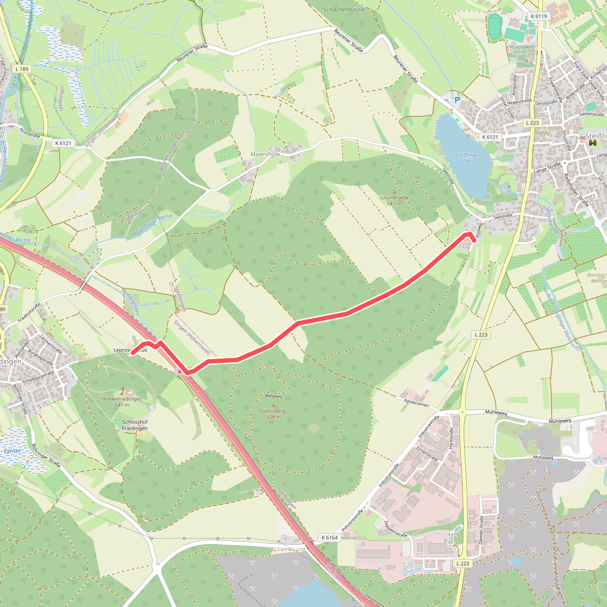Leprosenhaus - Steißlingen Postweg
