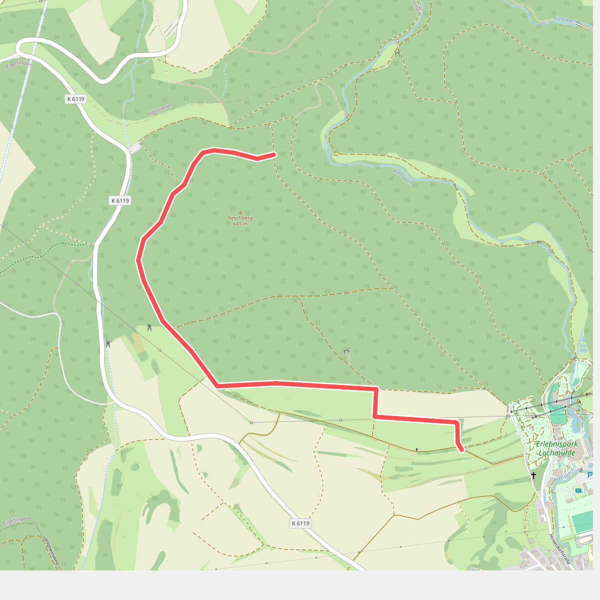 Käppeleweg - Hochbehälter Eigeltingen
