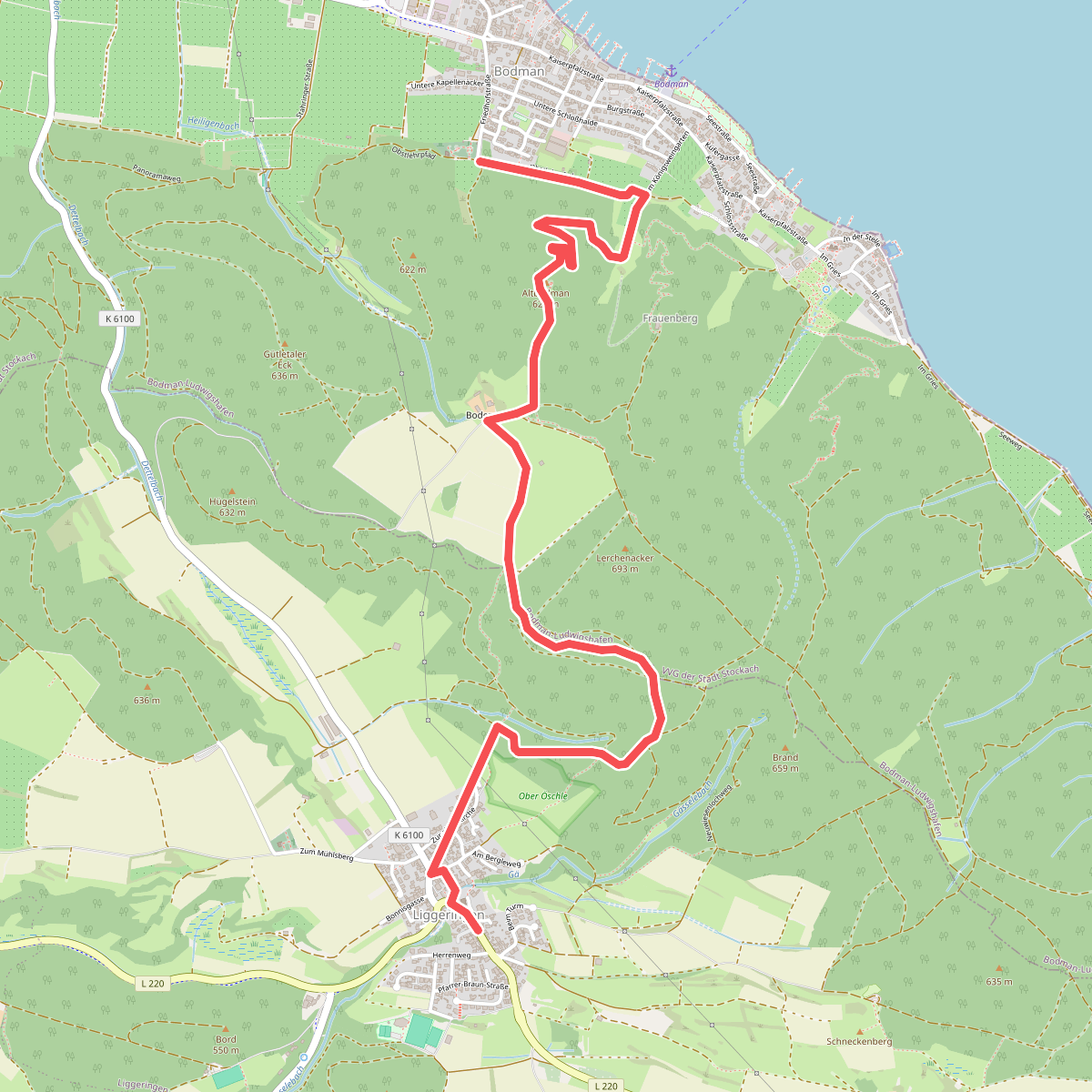 Bodensee-Rundwanderweg - Alternative Bodanrück