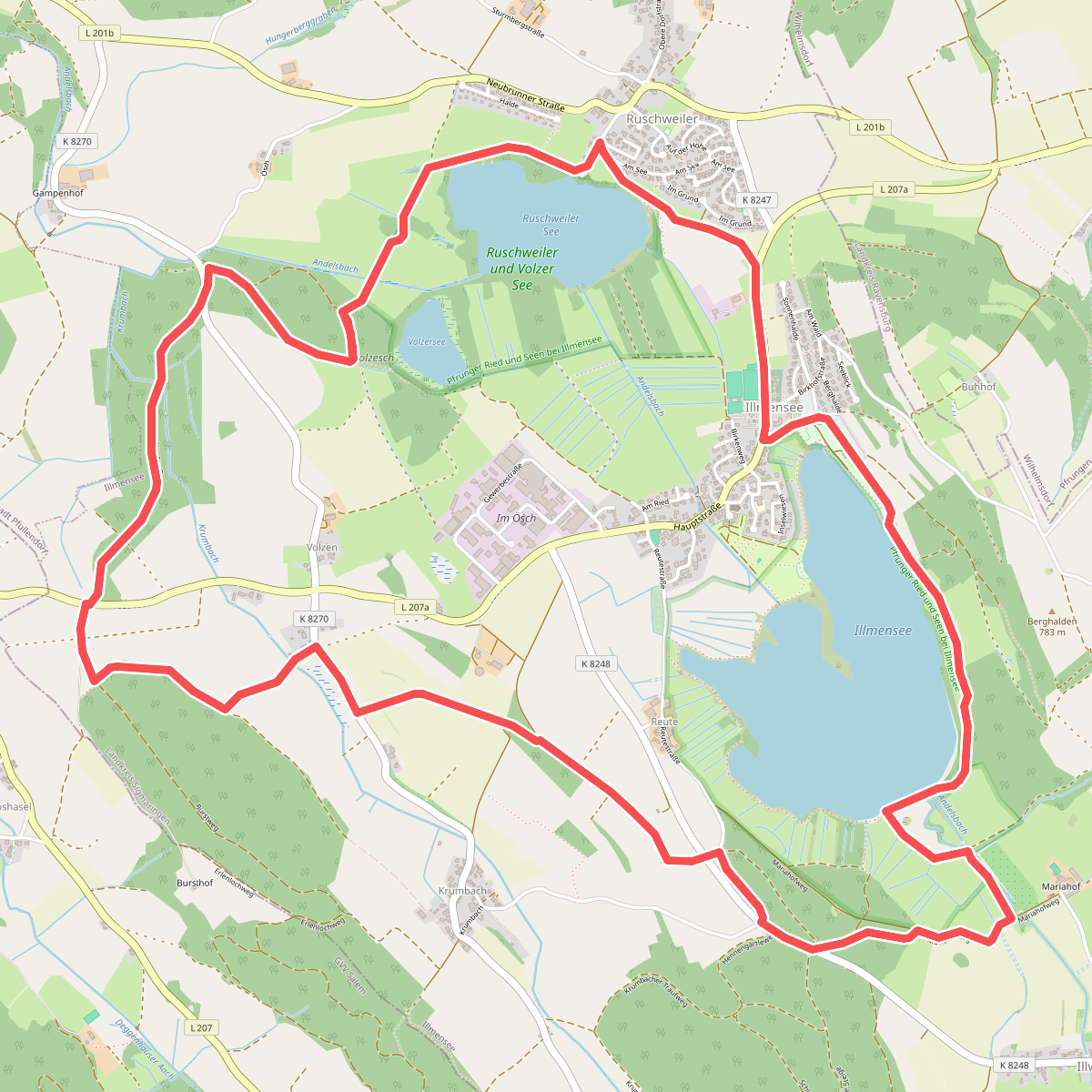 Drei Seen Wanderung