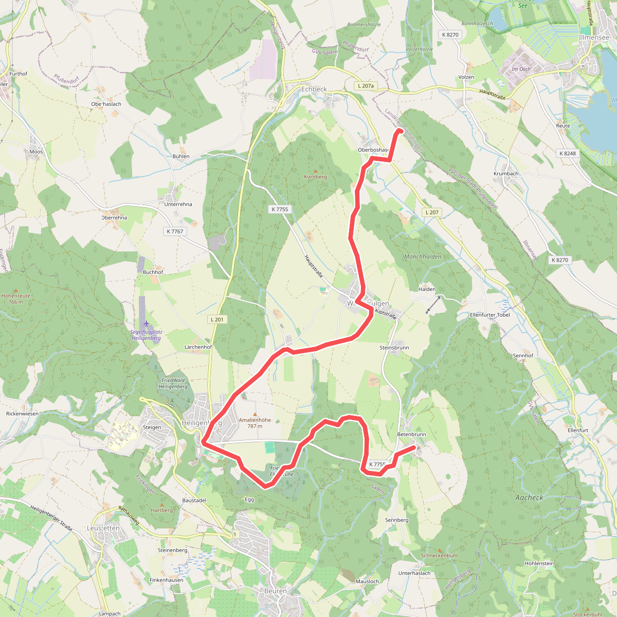 Heiligenberg - Oberboshasel HW7
