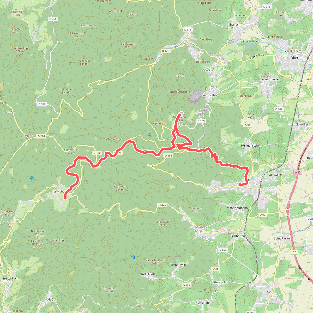 Le Hohwald - Barr · GR5 etappe 47