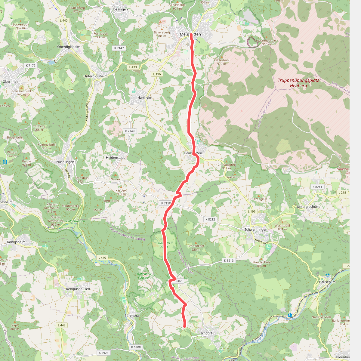 Imdorf - Messstetten