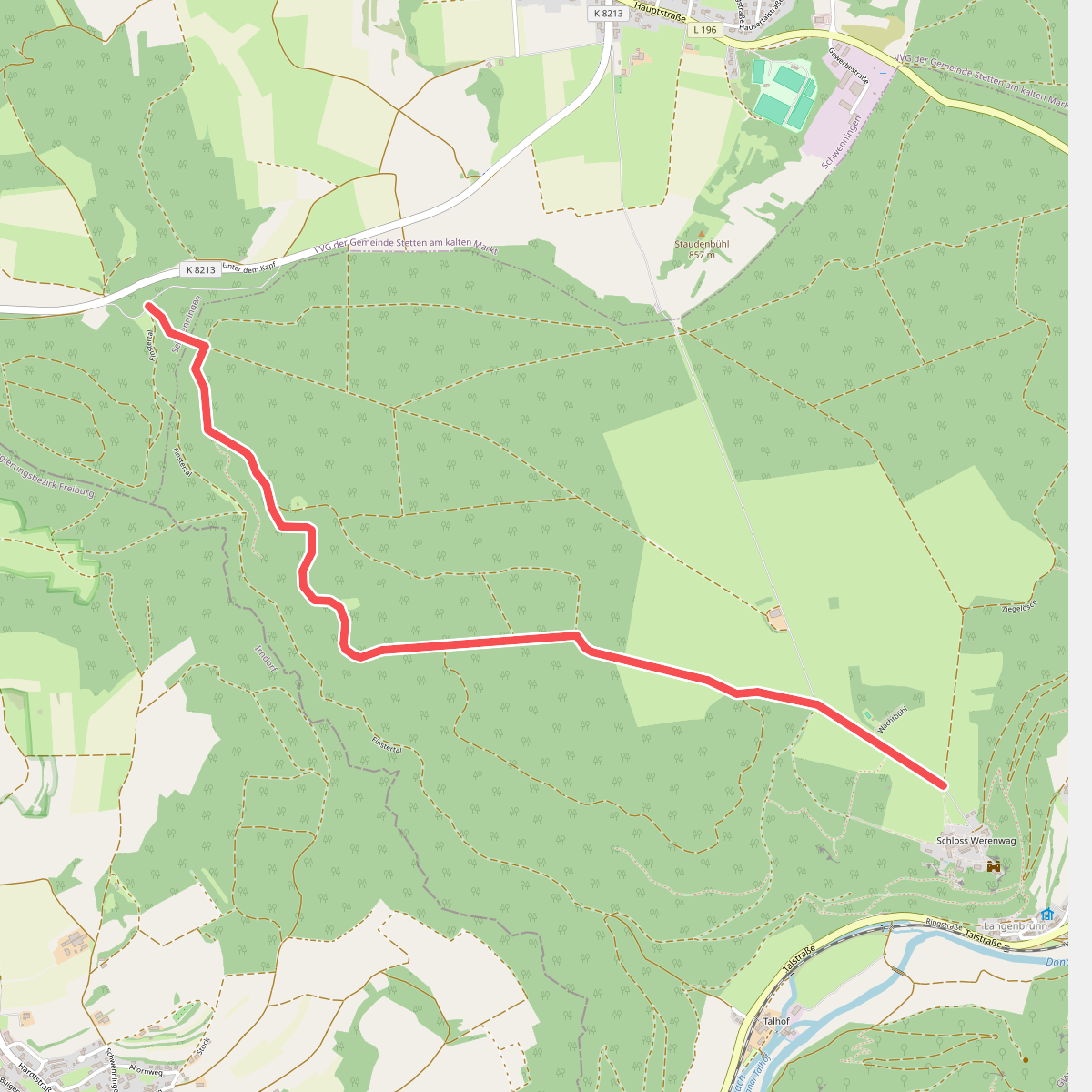 rotes Gabel Werenwag - K8213