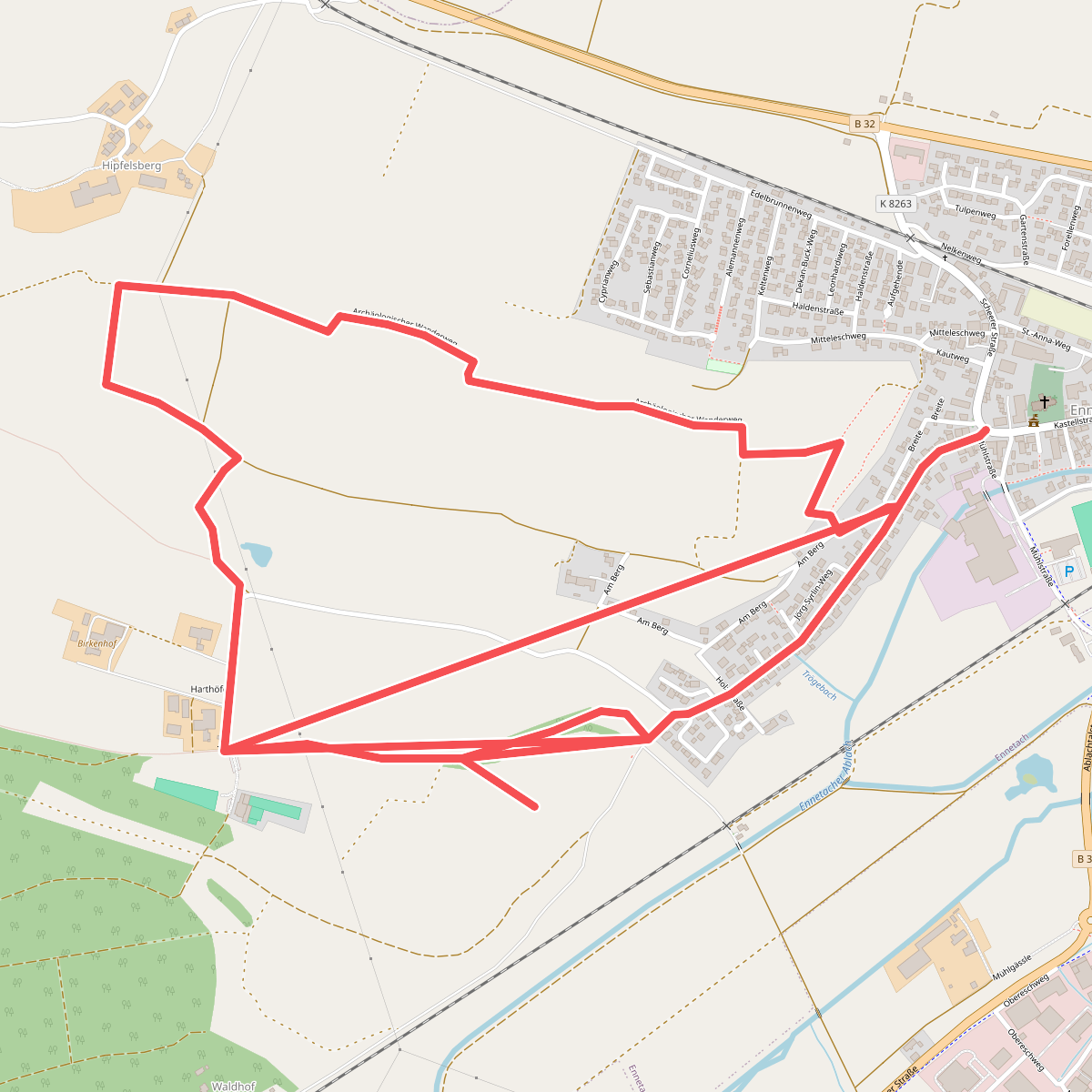 Archäologischer Wanderweg Mengen-Ennetach