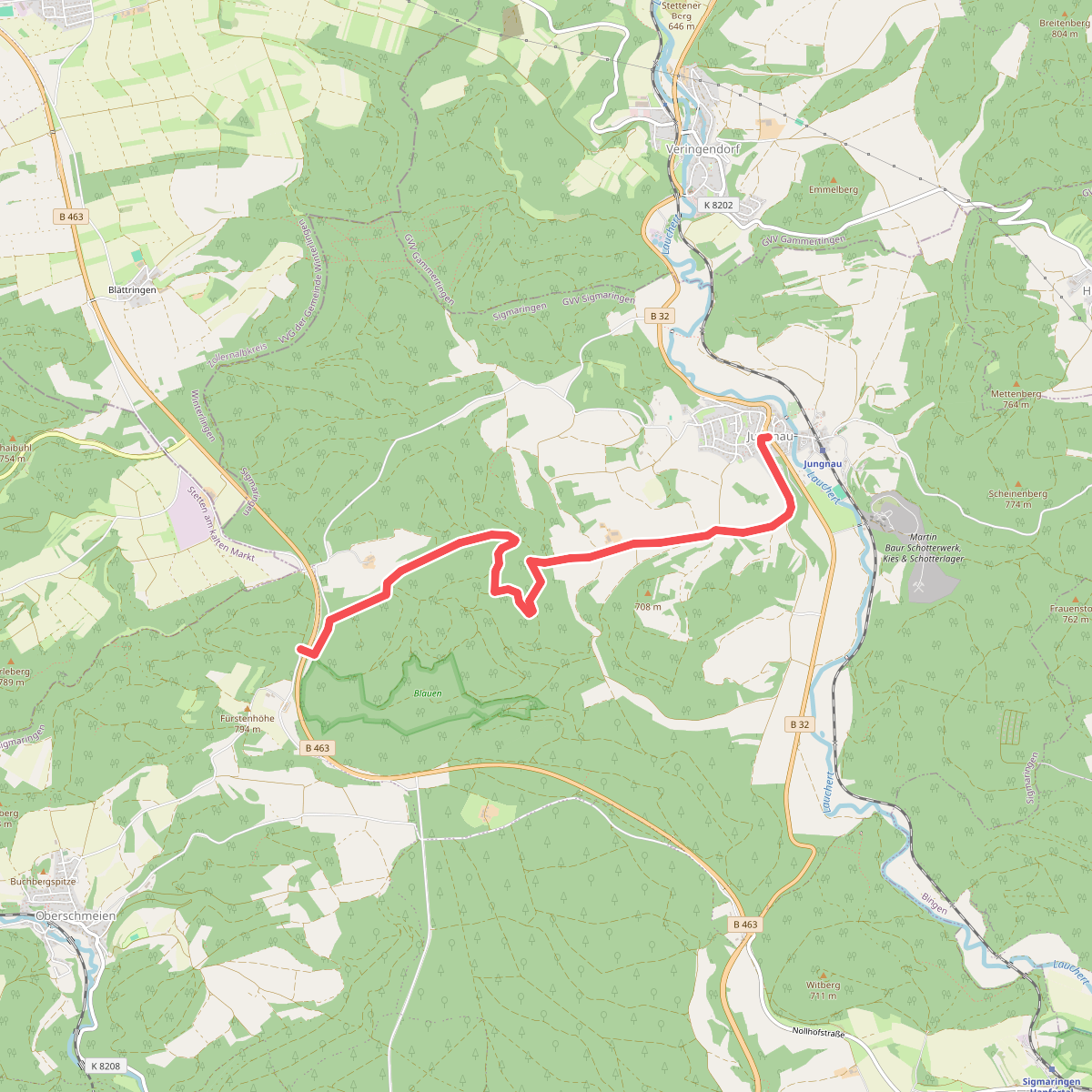 Fürstenhöhe - Jungnau