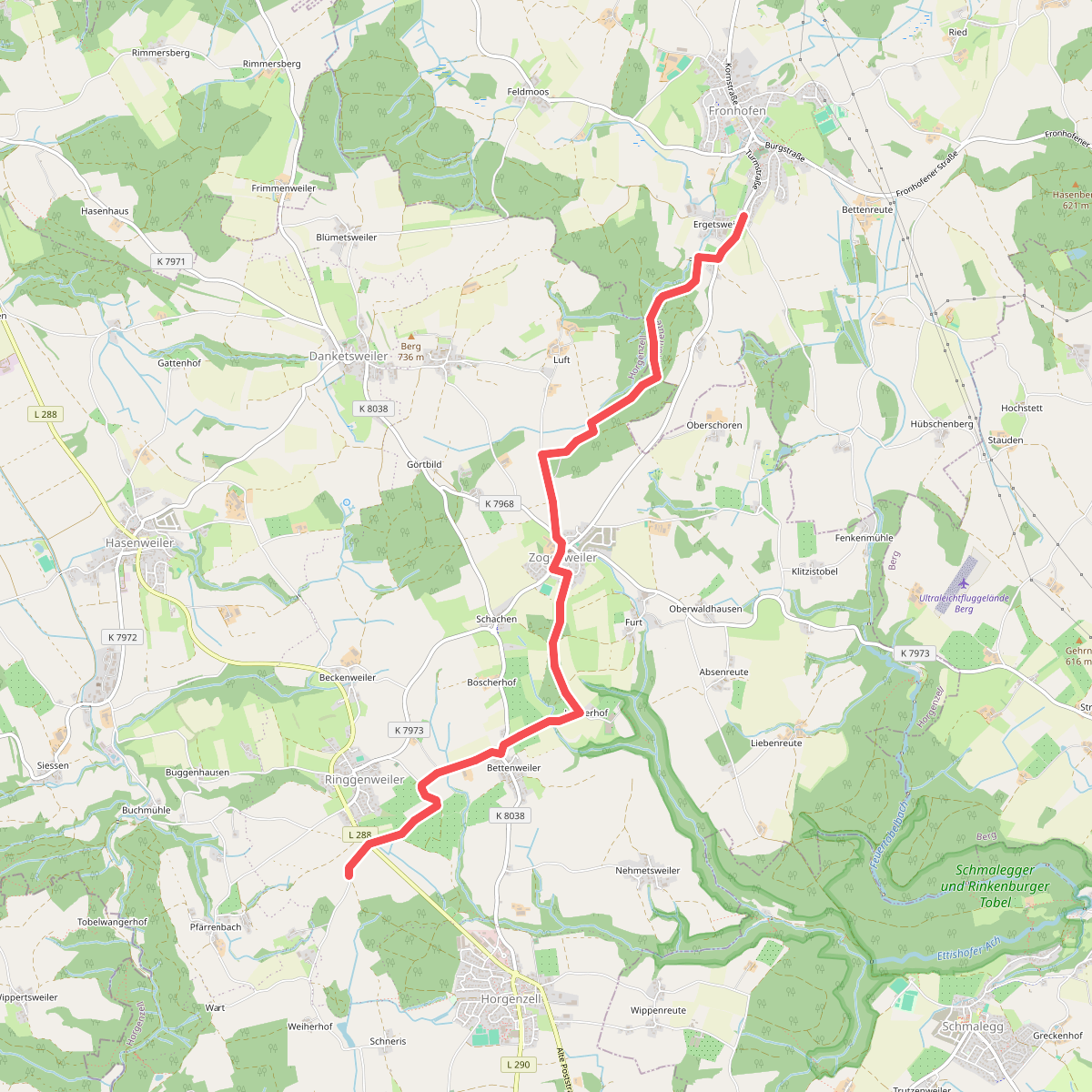 Bettenweiler - Ergetsweiler