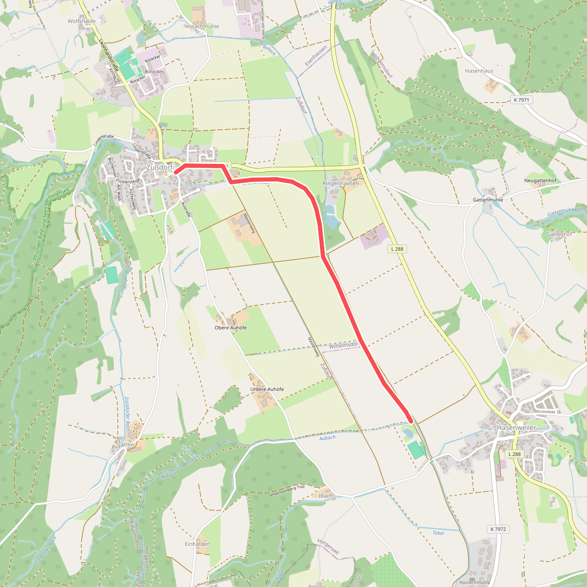 Zußdorf - Hasenweiler