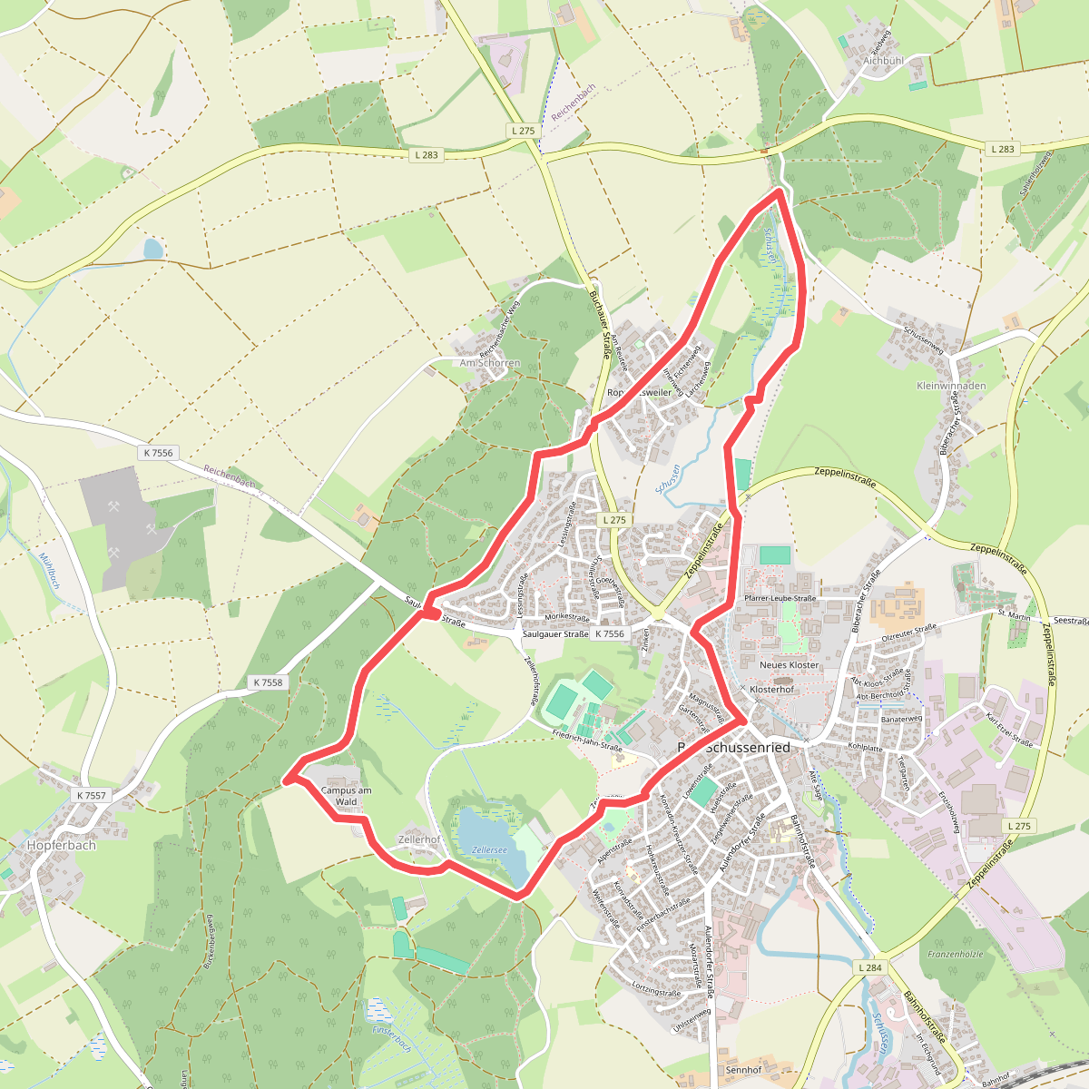 Bad Schussenried: Rundweg 2