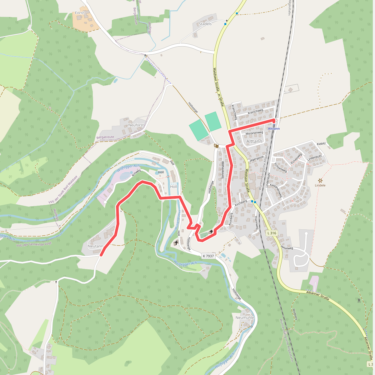 blaues Plus Alttann - Neutann