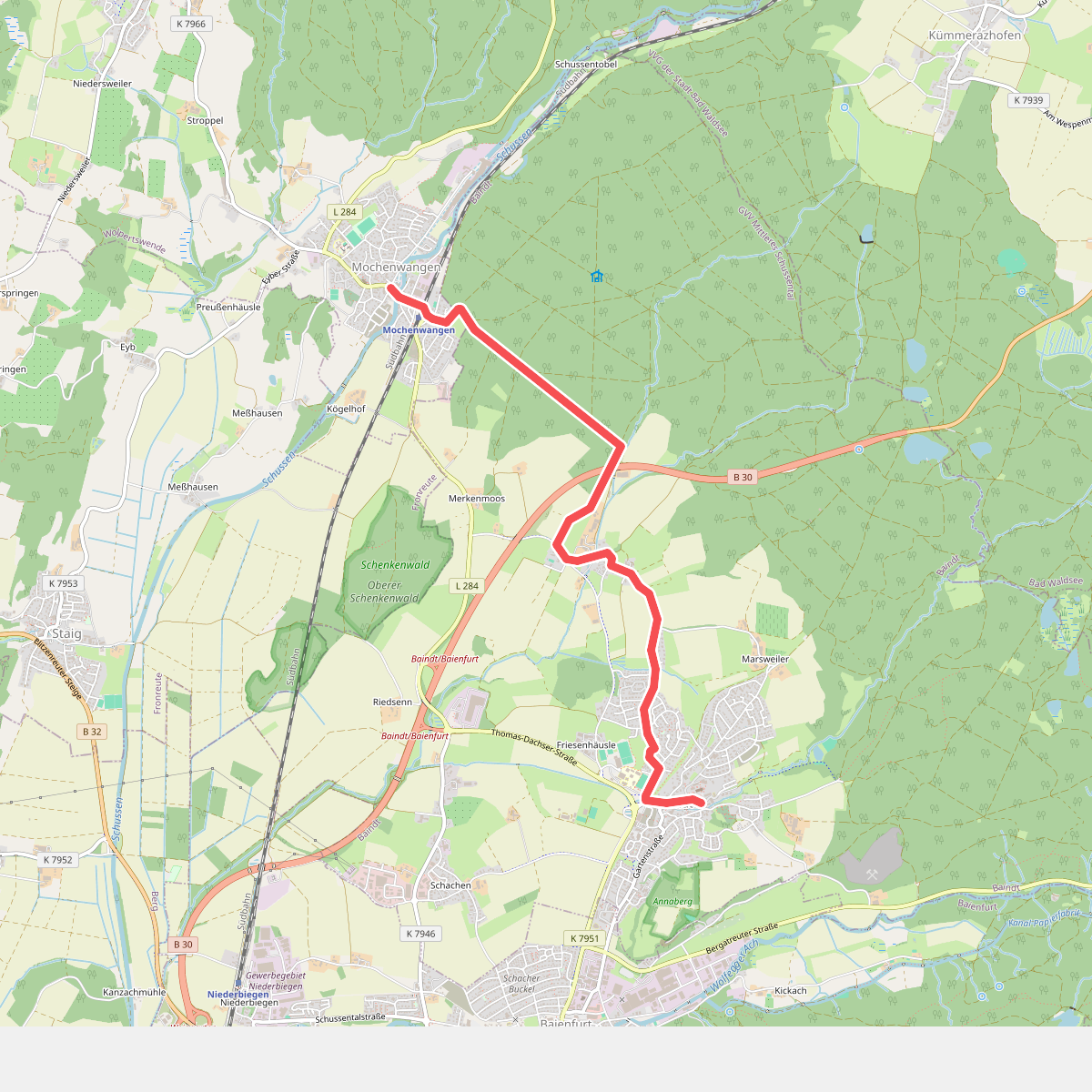 Mochenwangen - Baindt