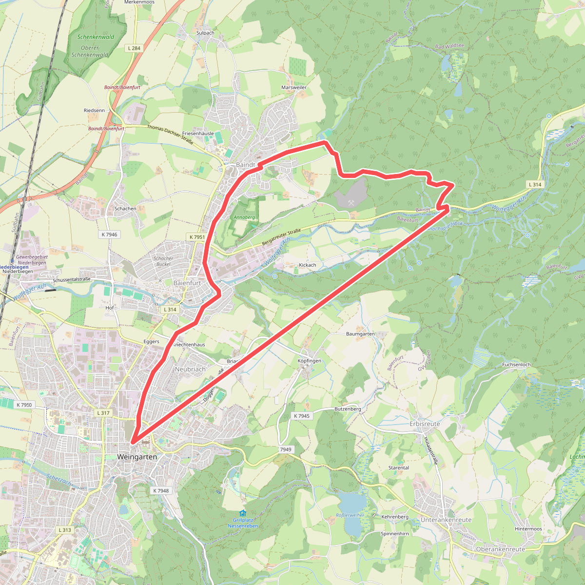 Weingarten - Waldbad