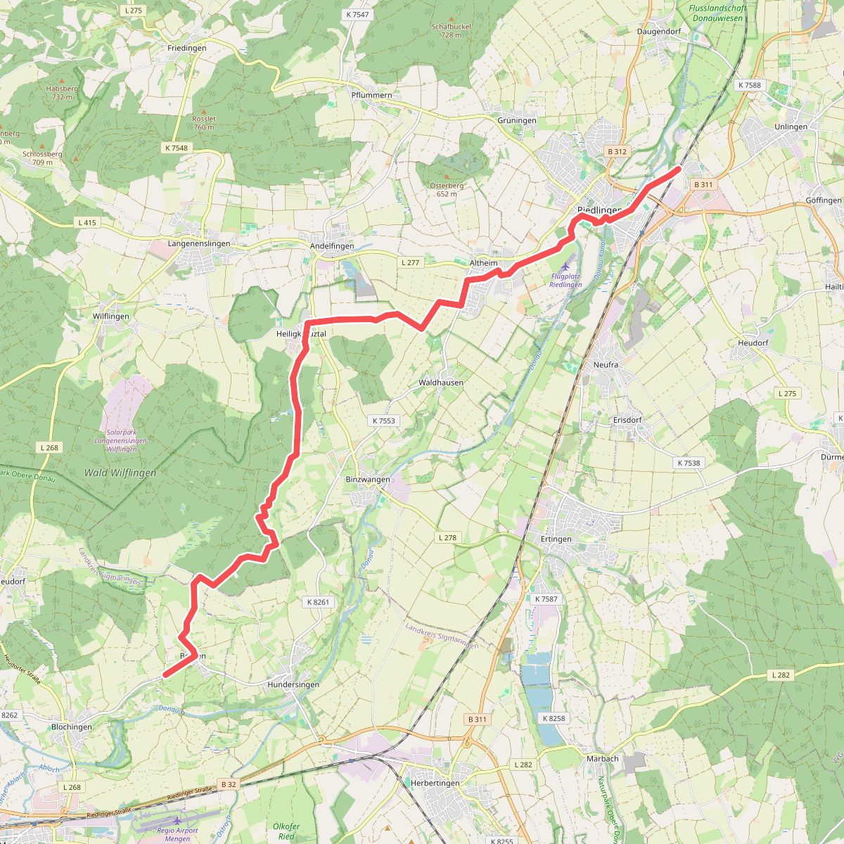 Oberschwäbischer Pilgerweg Schleife 1