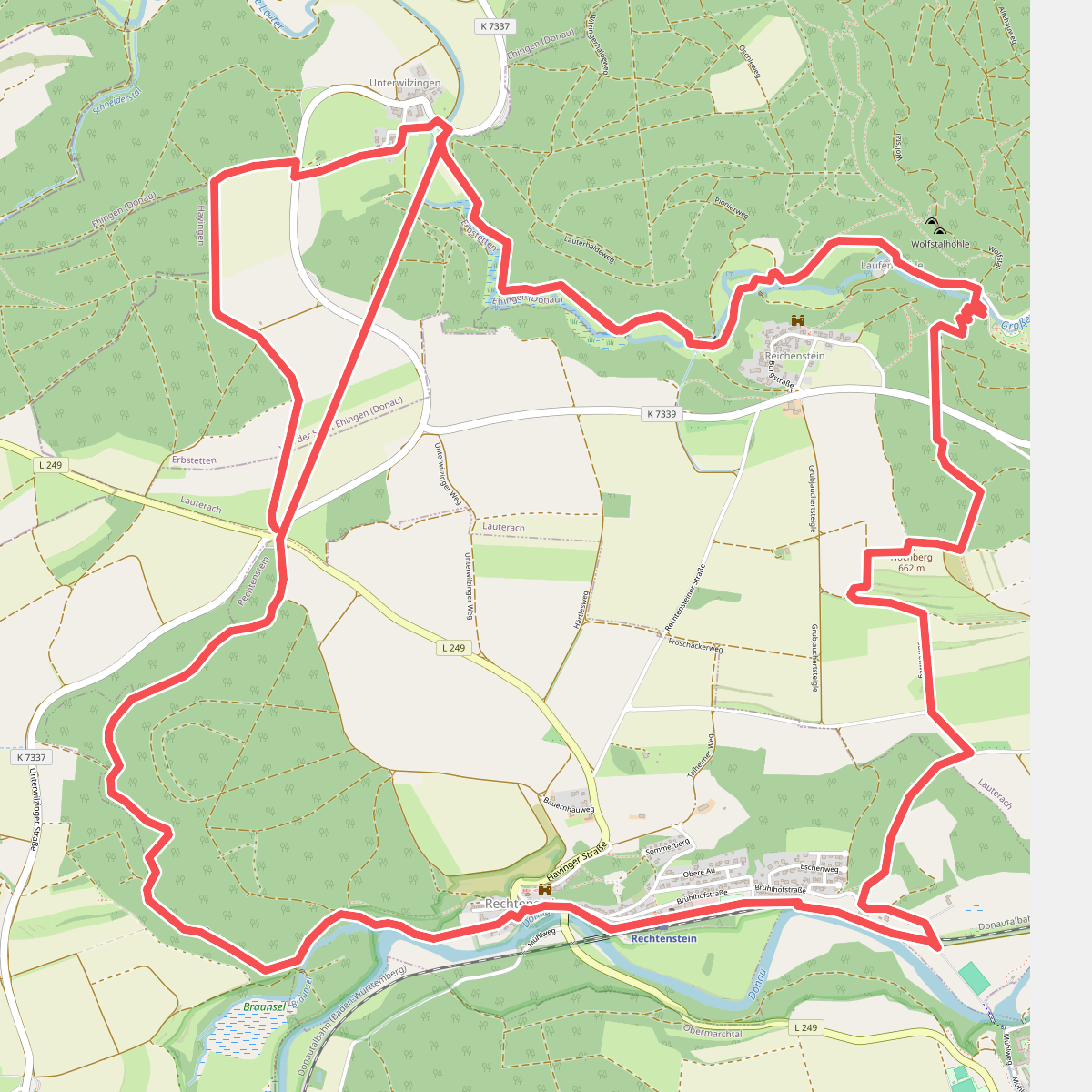 Eiszeitpfad Donau-Hochberg-Tour (DH)