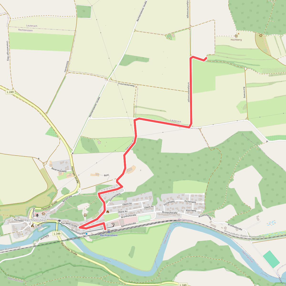 Rechtenstein - Hochberg