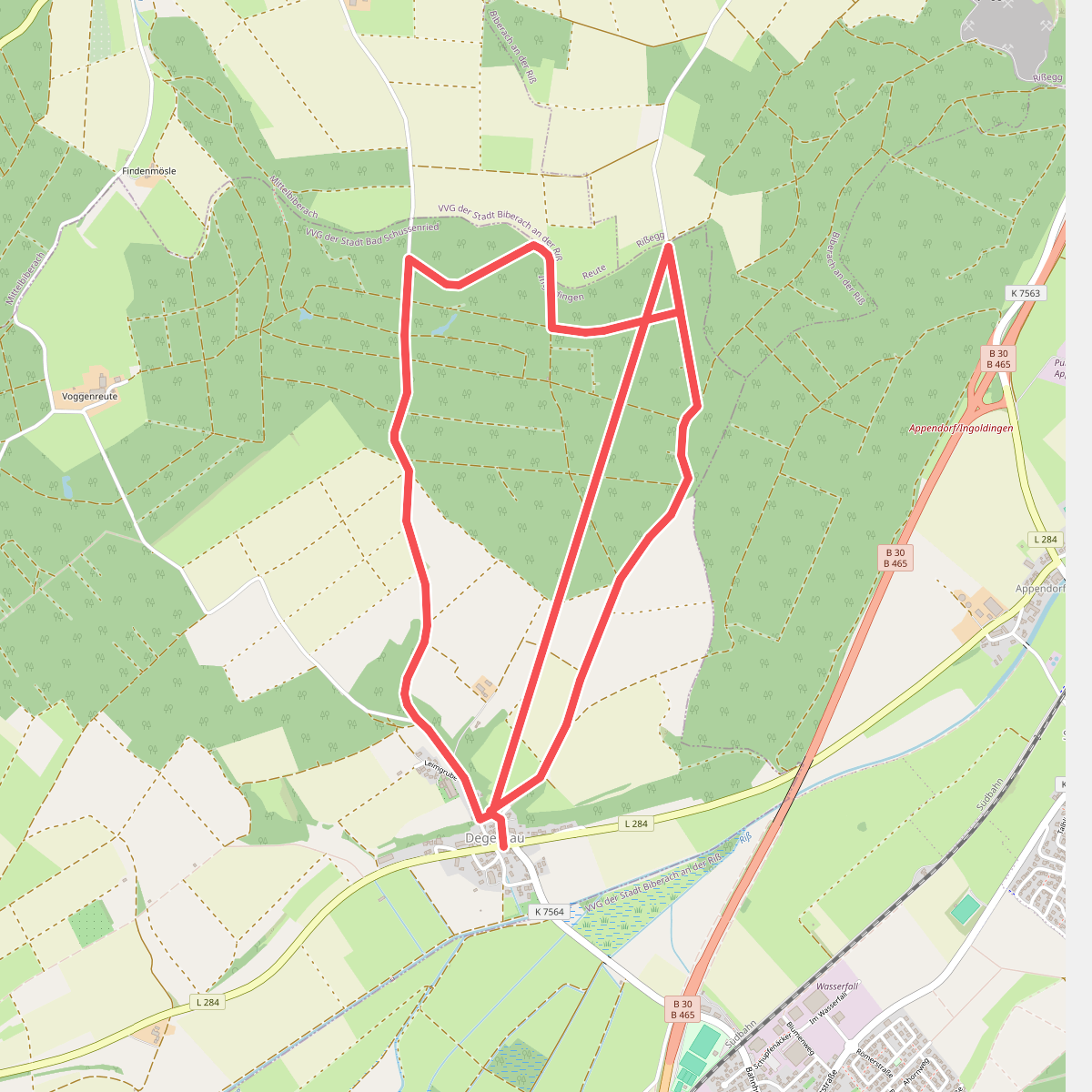 Rindenmoos: Wanderweg 2