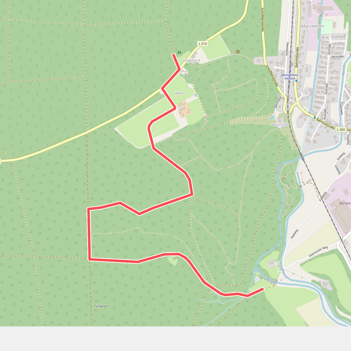 Aitracher Waldhofweg
