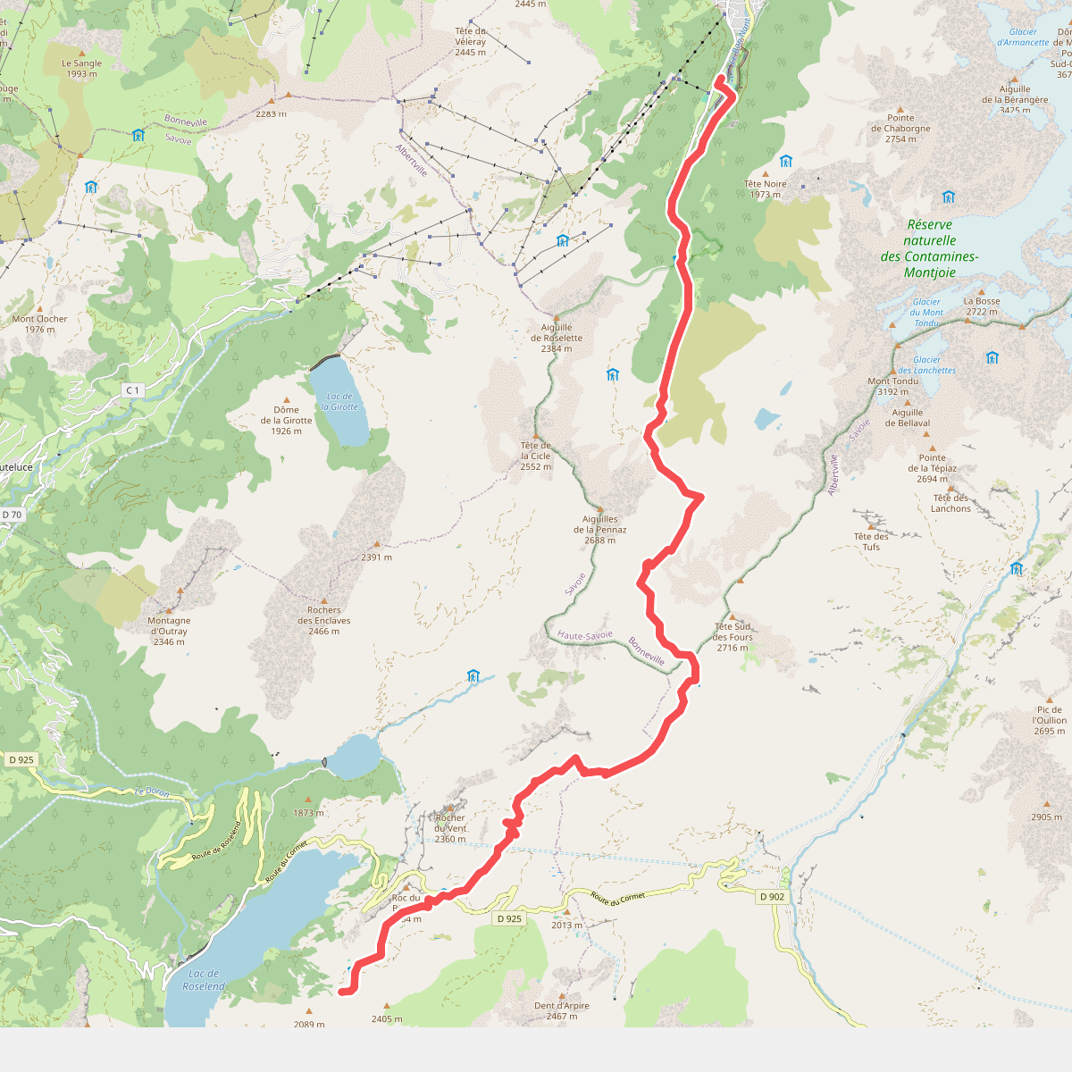 Les Contamines-Montjoies - Les Sa... · GR5 etappe 81