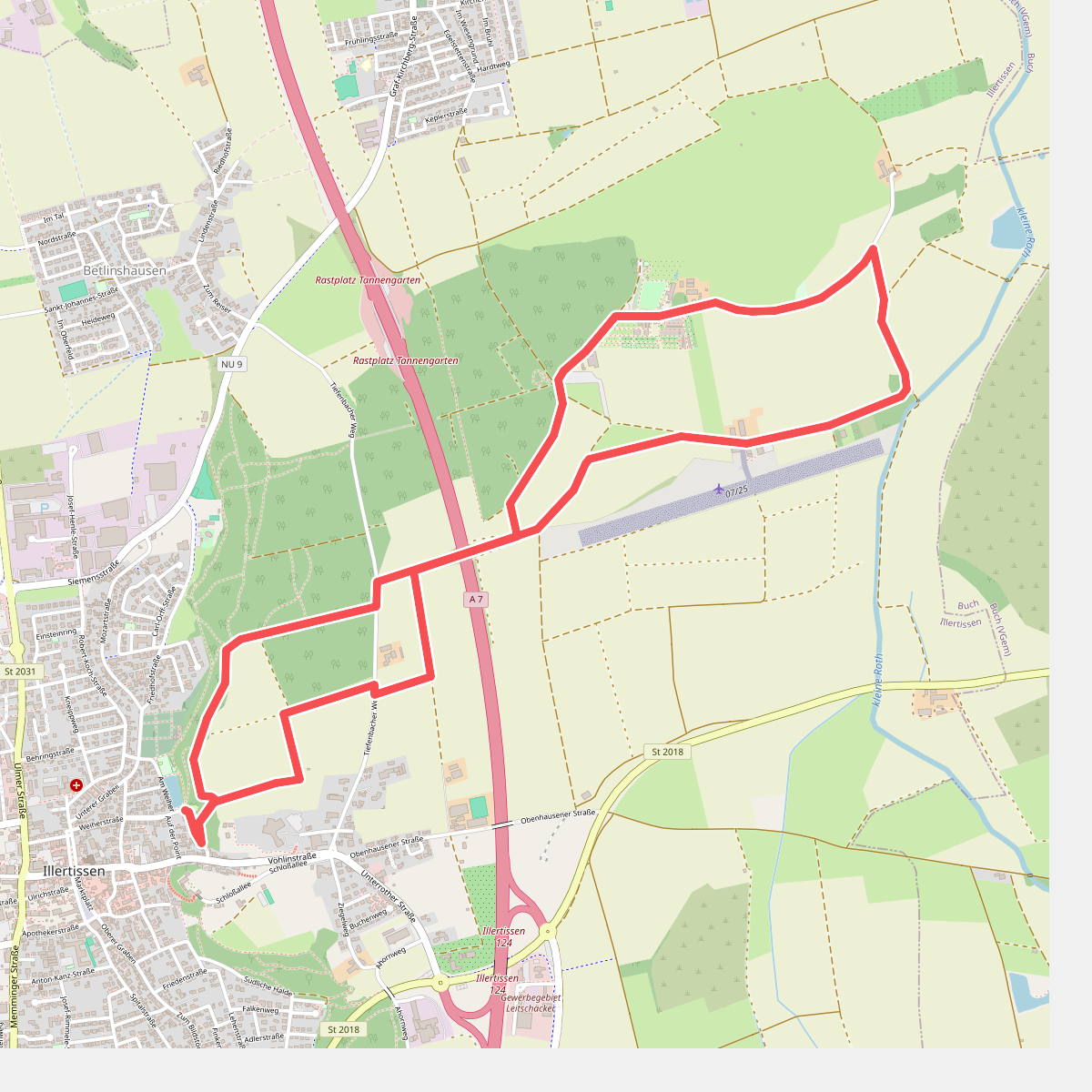 Wanderweg 2 Stadt Illertissen