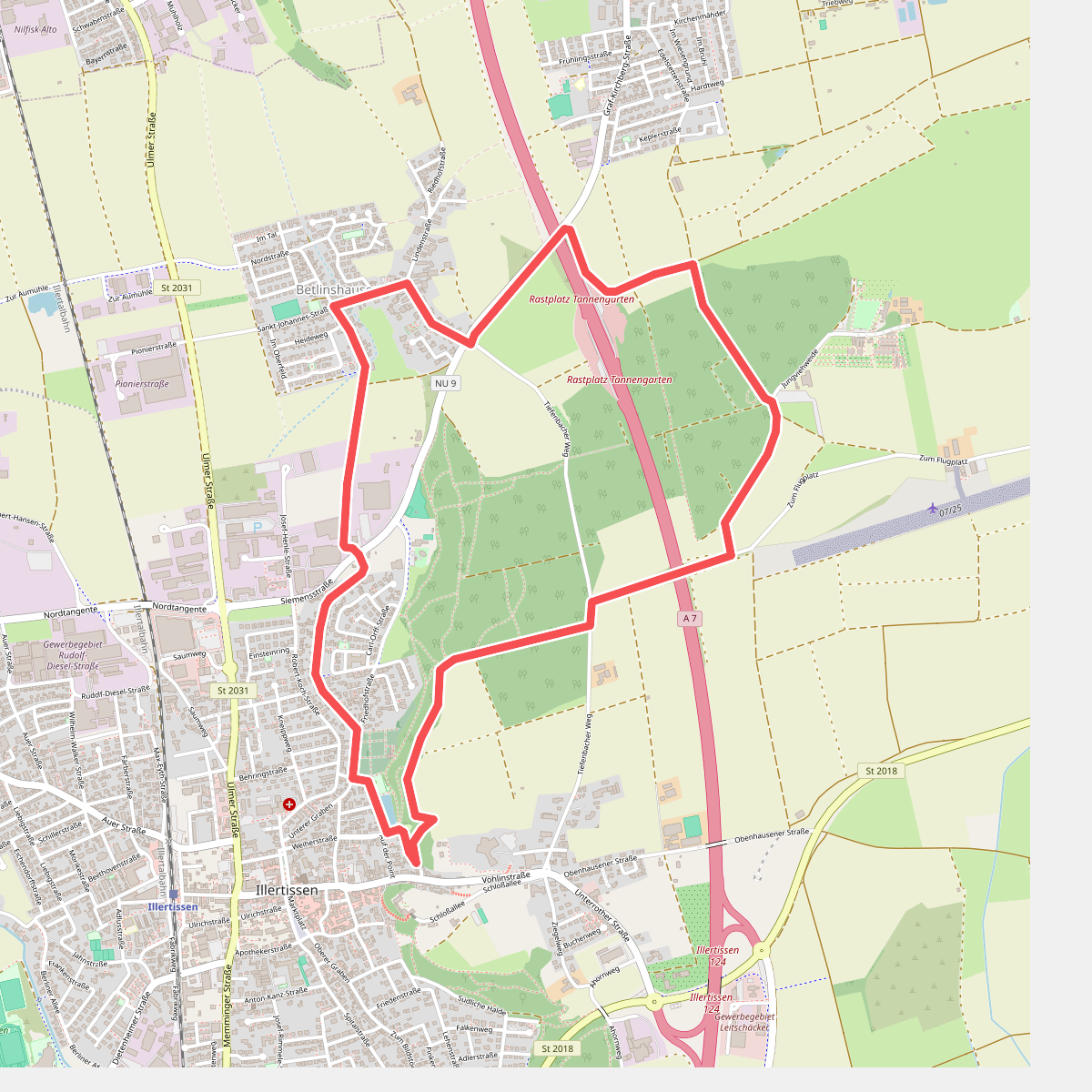 Wanderweg 3 Stadt Illertissen