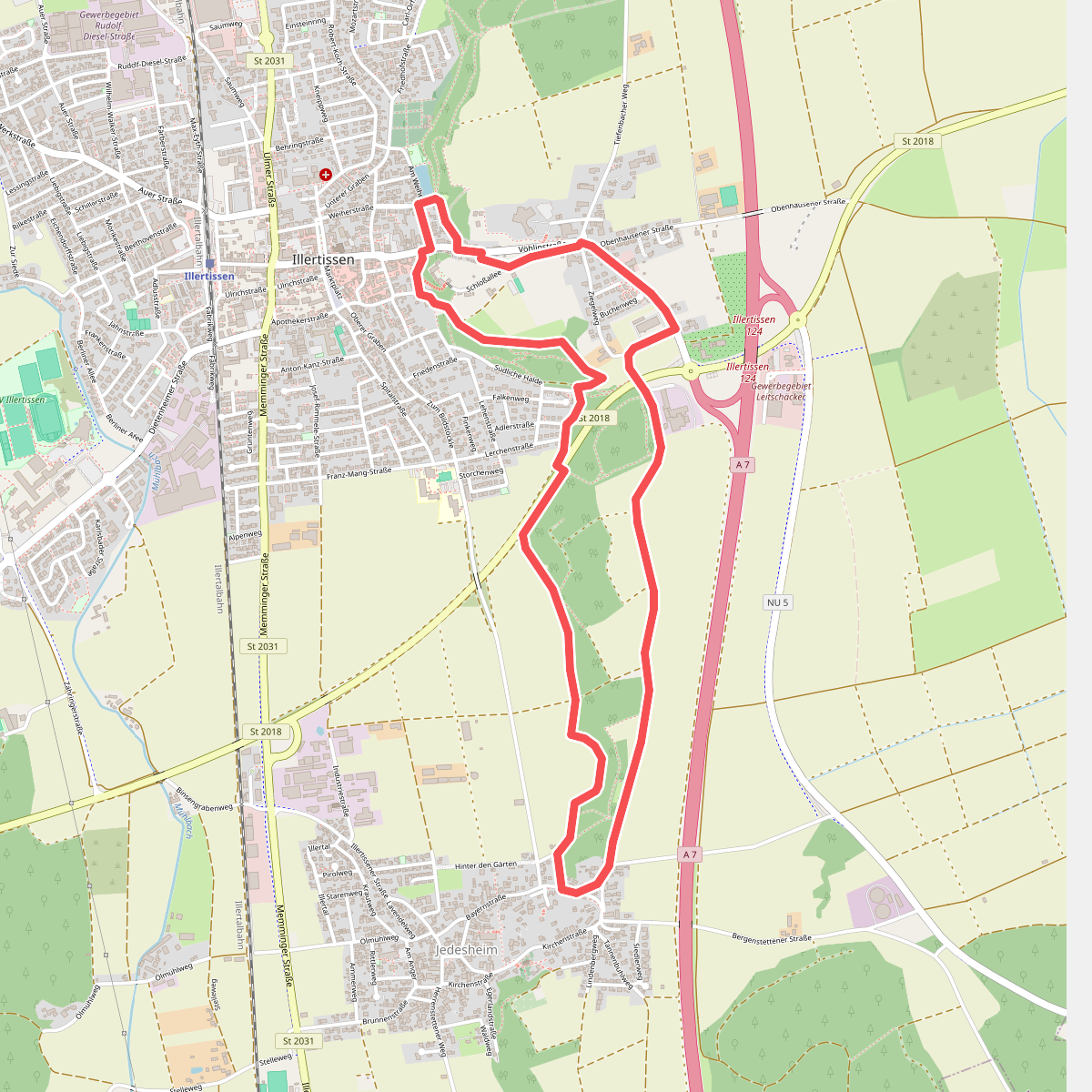Wanderweg 4 Stadt Illertissen