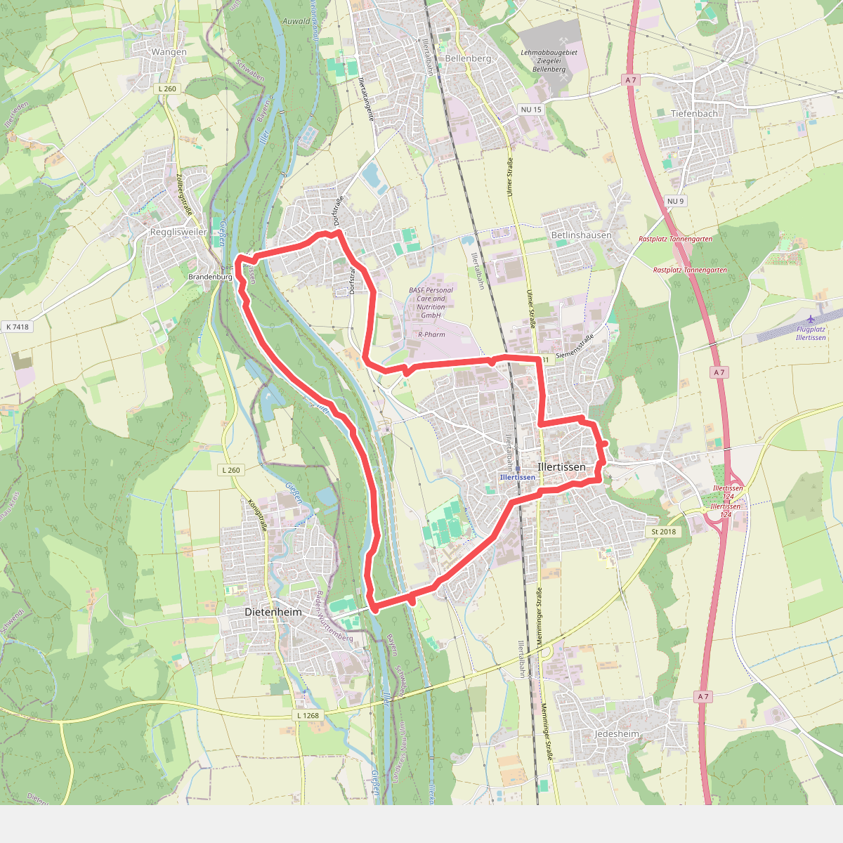 Wanderweg 6 Stadt Illertissen