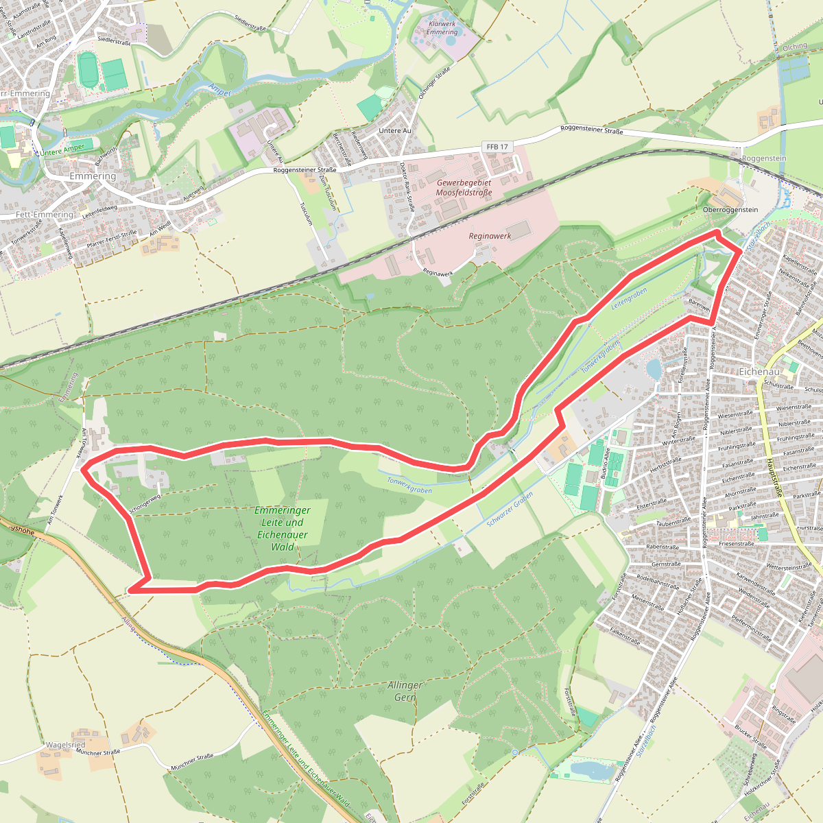 Rundwanderweg Emmeringer Leite