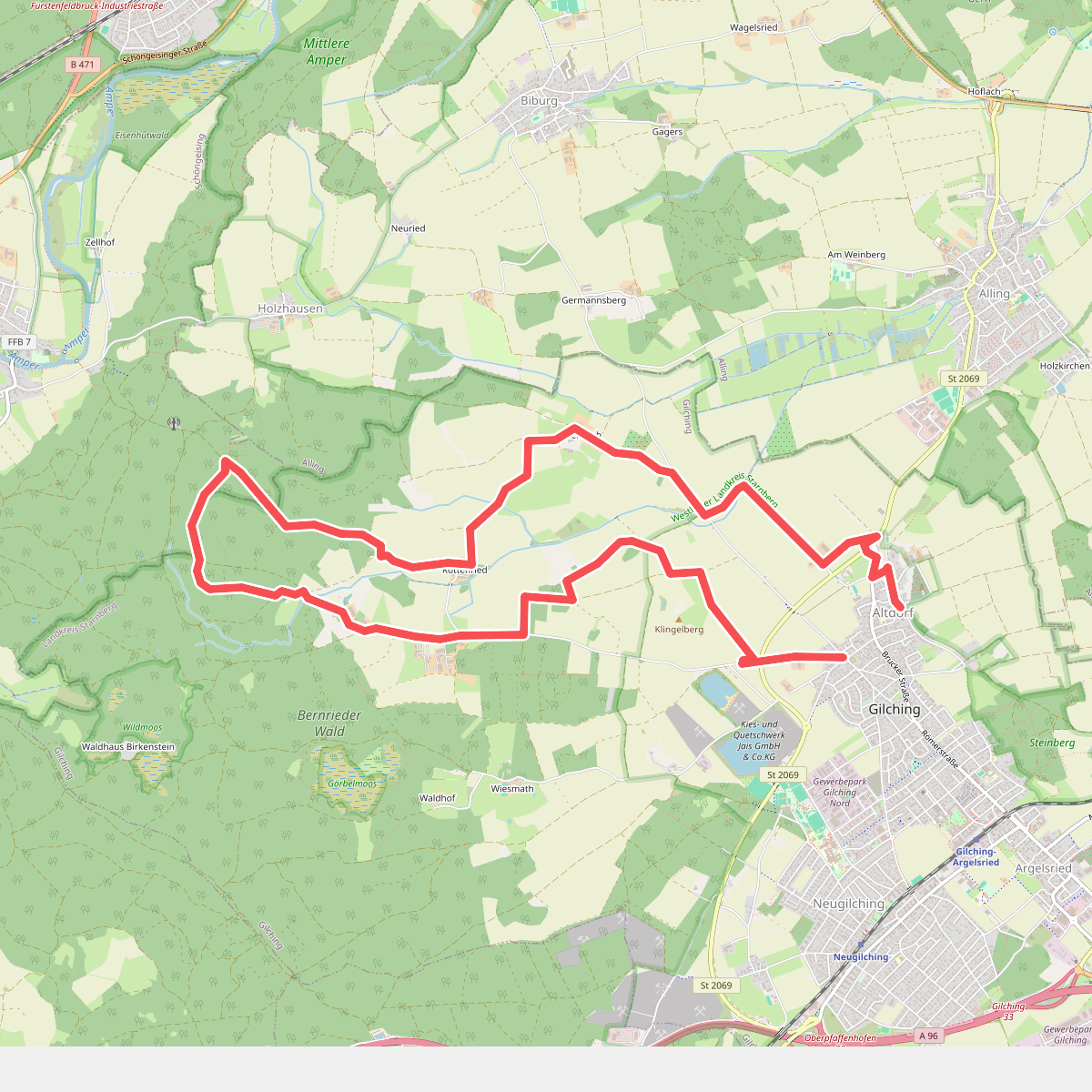 Via Zeitreise Rote Route