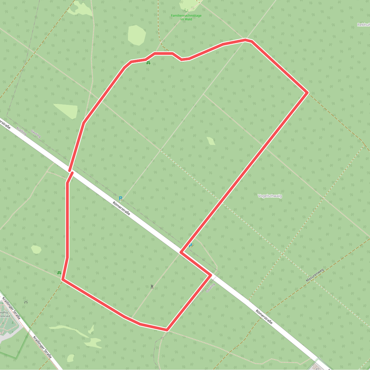 Waldlehrpfad Kreuzlinger Forst