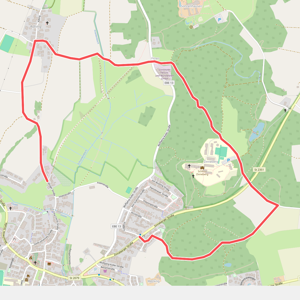 Wanderweg 4, Glonn