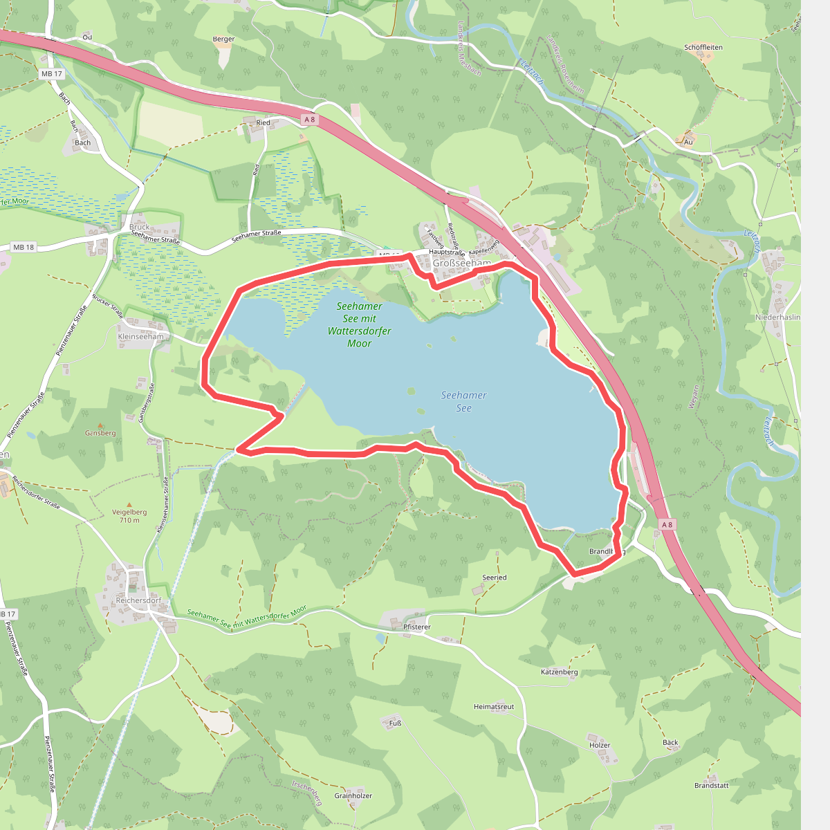 Wanderweg 566 - Seerundweg