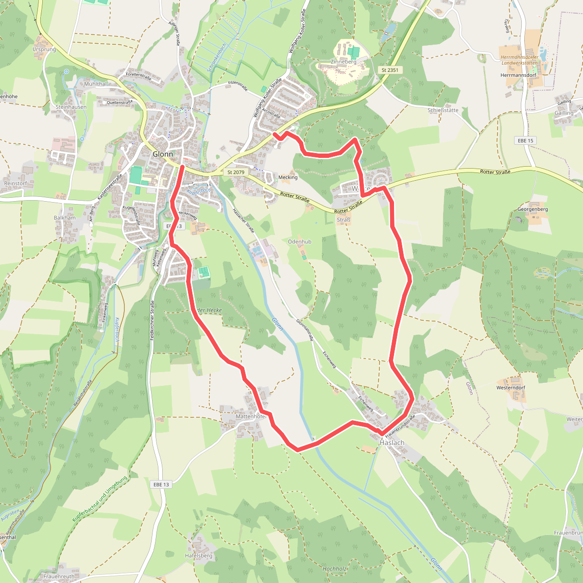 Wanderweg 6, Glonn