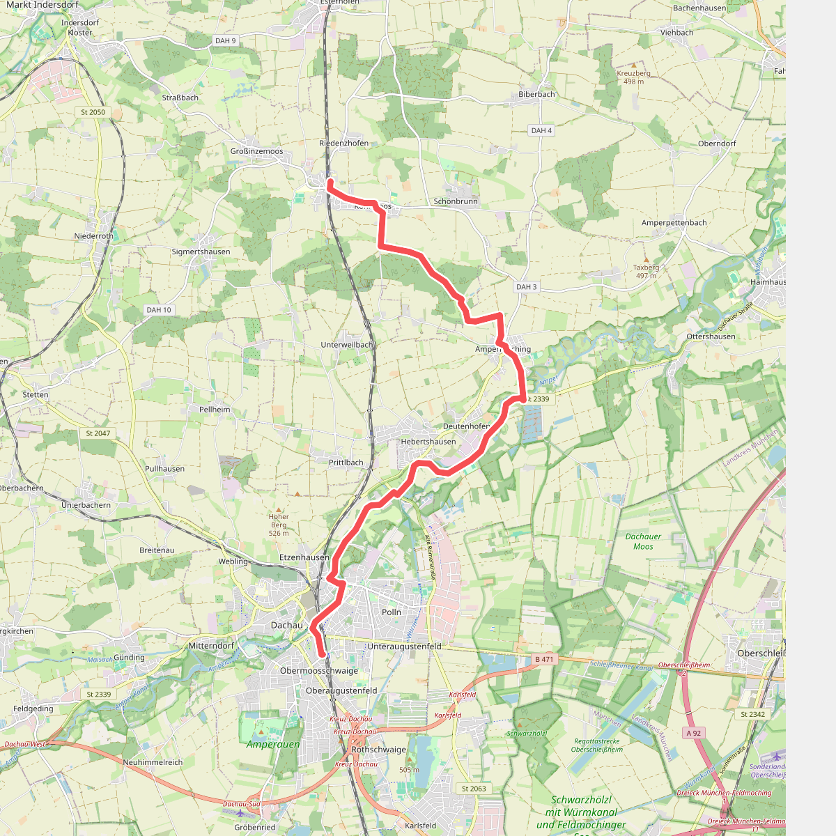 MVV Wanderweg Ring