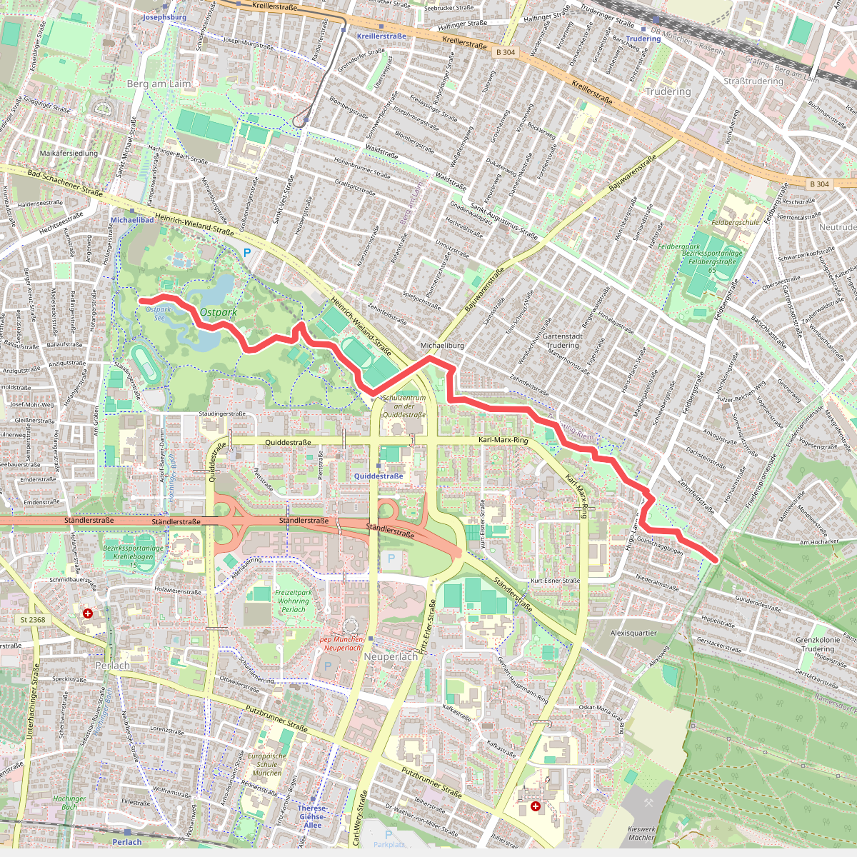 Ostpark - Friedenspromenade